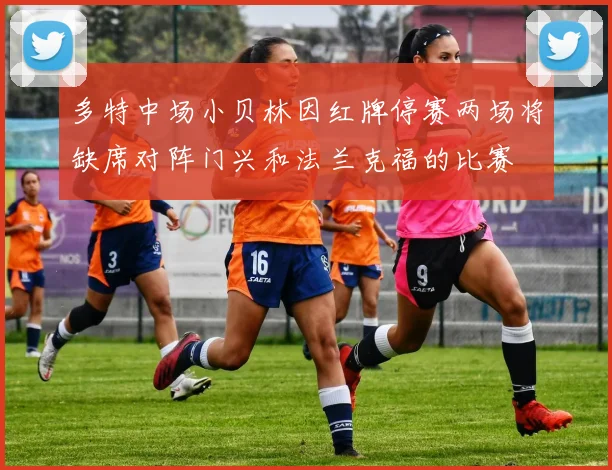 多特中场小贝林因红牌停赛两场将缺席对阵门兴和法兰克福的比赛